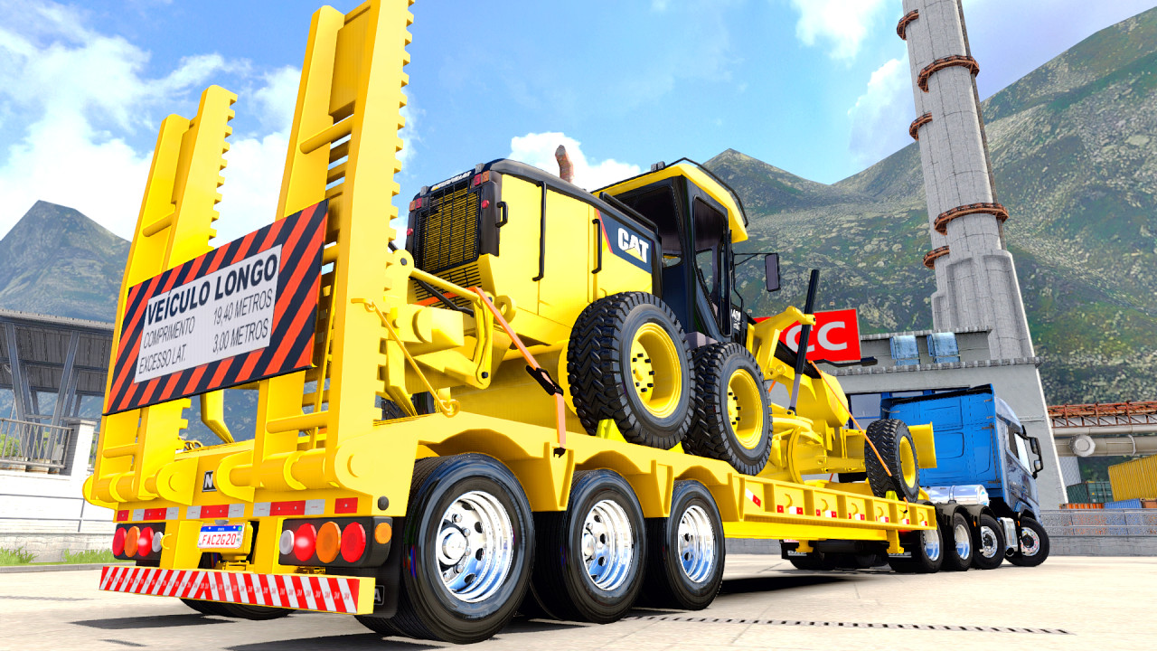 Noma Low Board Trailer for Ets2